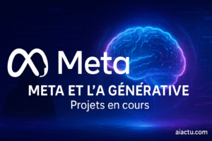 Lire la suite à propos de l’article Meta et IA générative : projets en cours et perspectives