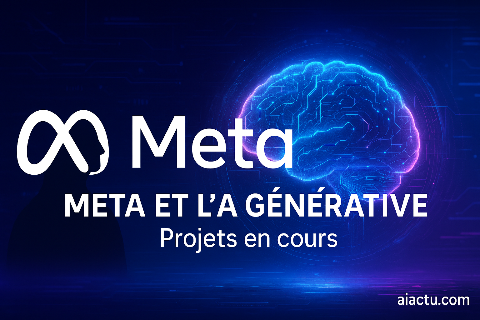 Lire la suite à propos de l’article Meta et IA générative : projets en cours et perspectives
