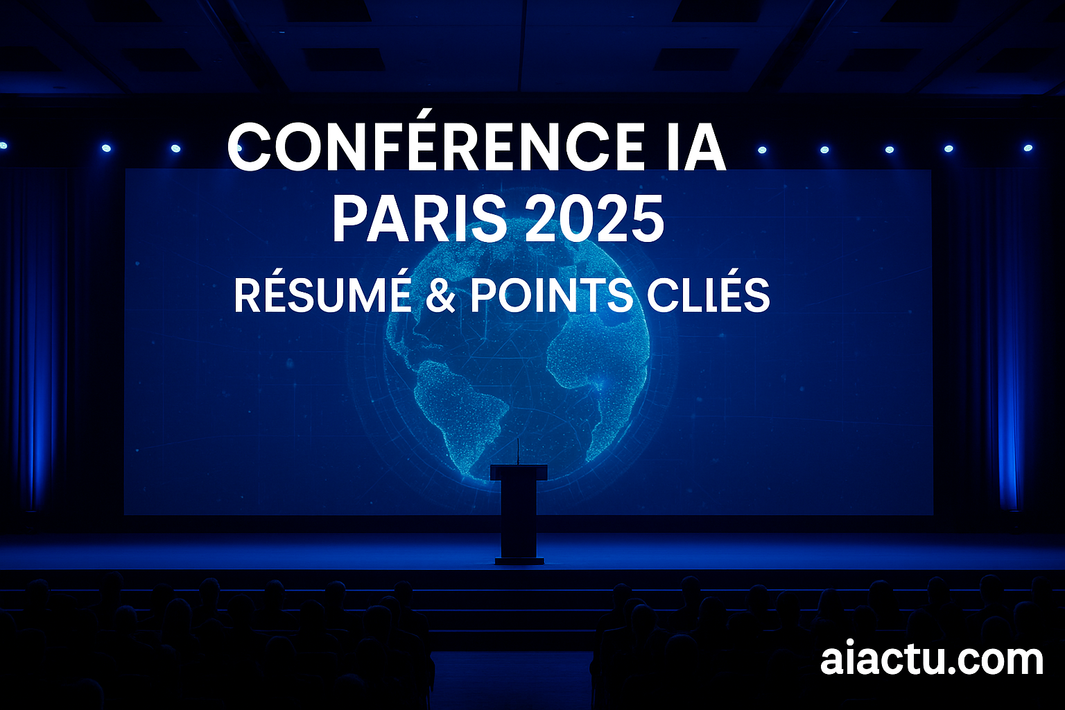 Lire la suite à propos de l’article Conférence IA Paris 2025 : résumé et points clés