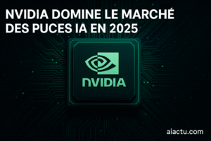 Lire la suite à propos de l’article Nvidia domine le marché des puces IA en 2025