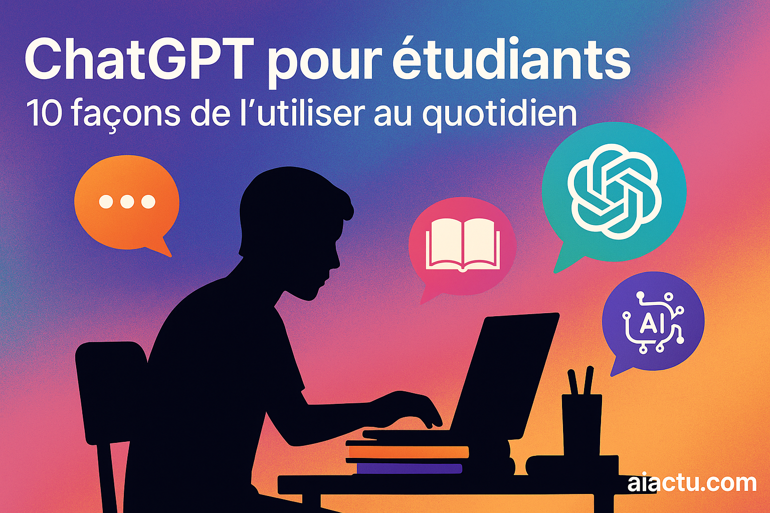 Lire la suite à propos de l’article ChatGPT pour étudiants : 10 façons de l’utiliser au quotidien