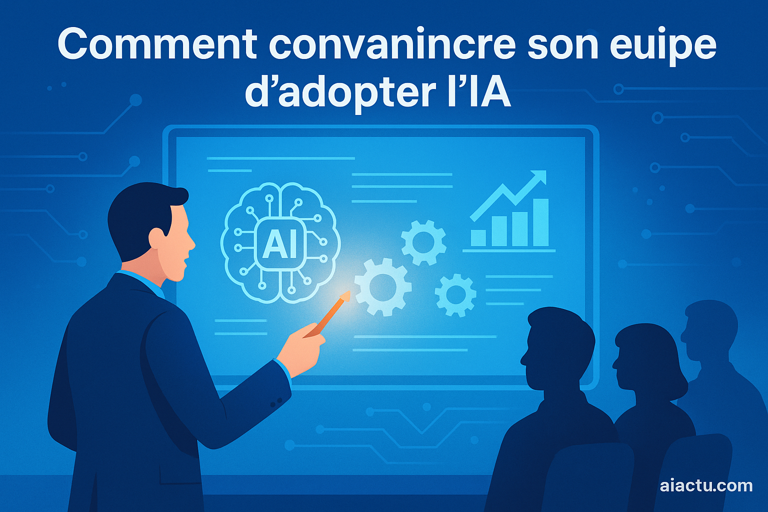 Lire la suite à propos de l’article Comment convaincre son équipe d’adopter l’IA : guide complet